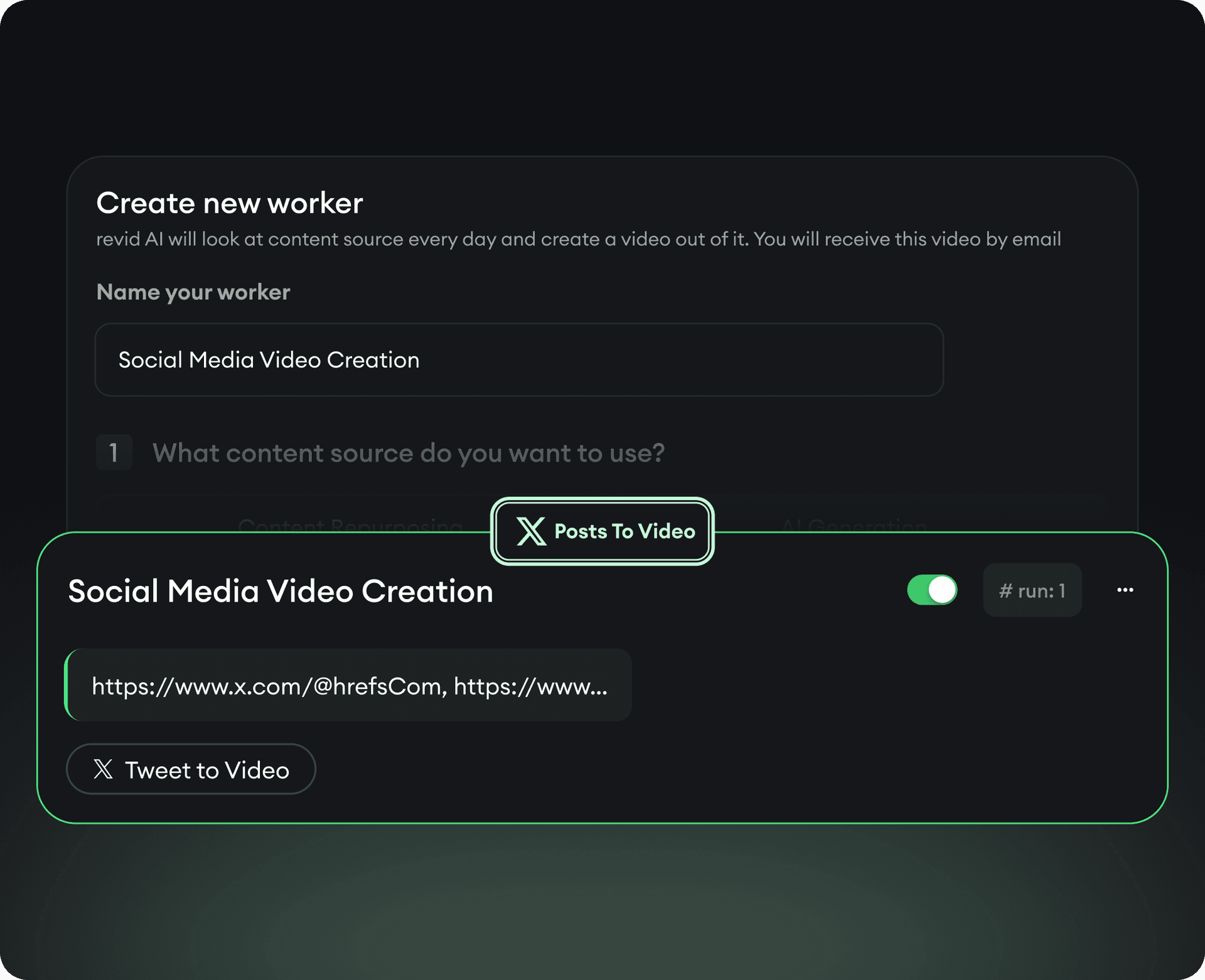 From Social Posts to Video Content