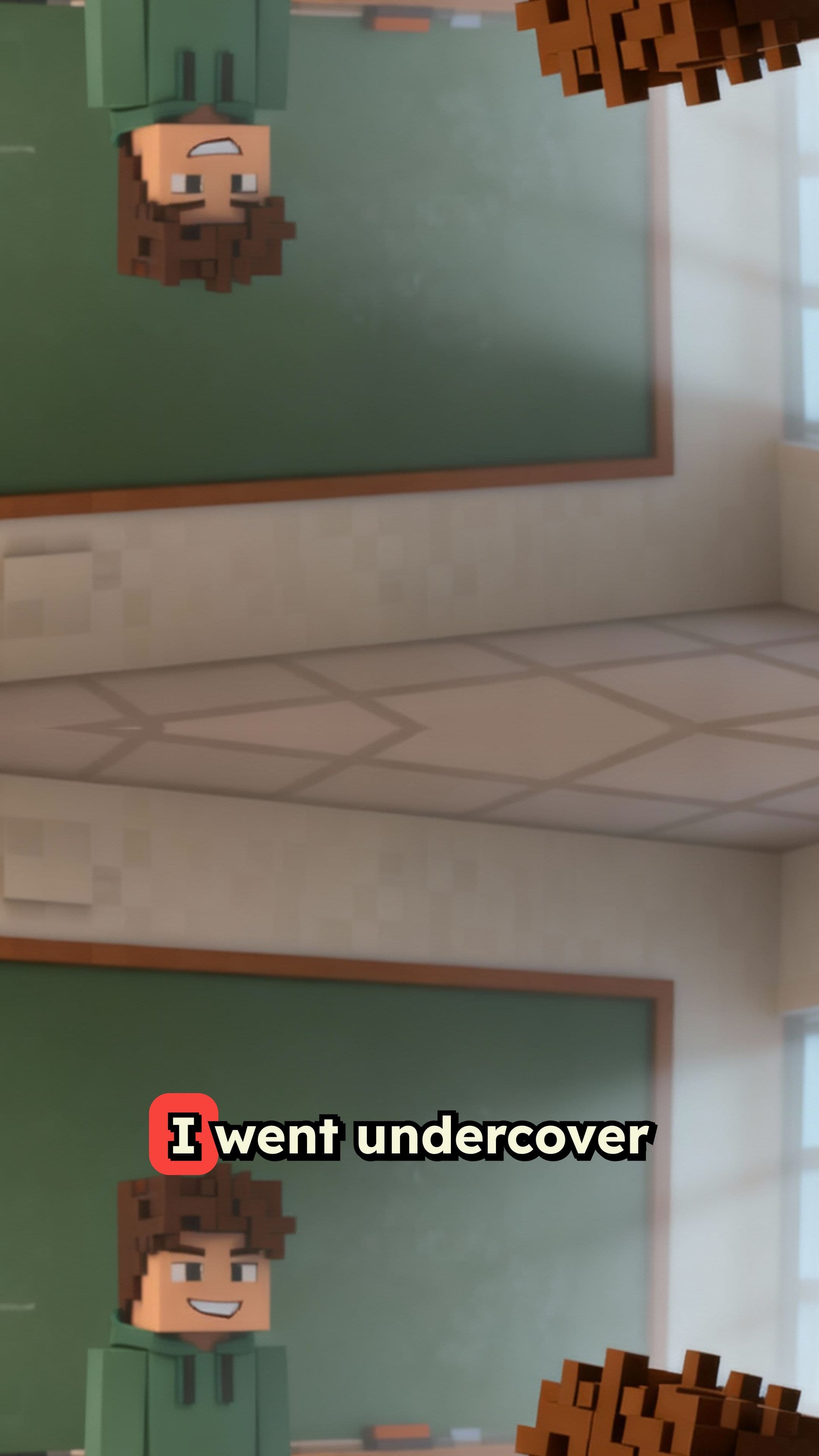 Trolling Mr. Doorbin at Minecraft School