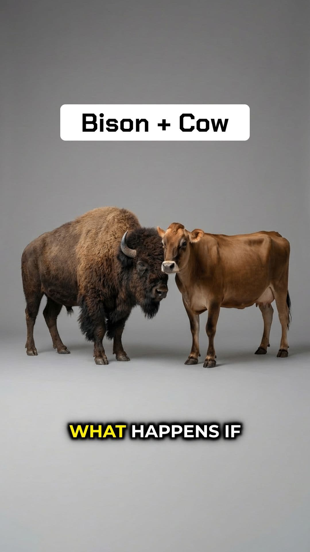 Beefalo: Bison-Cow Hybrid