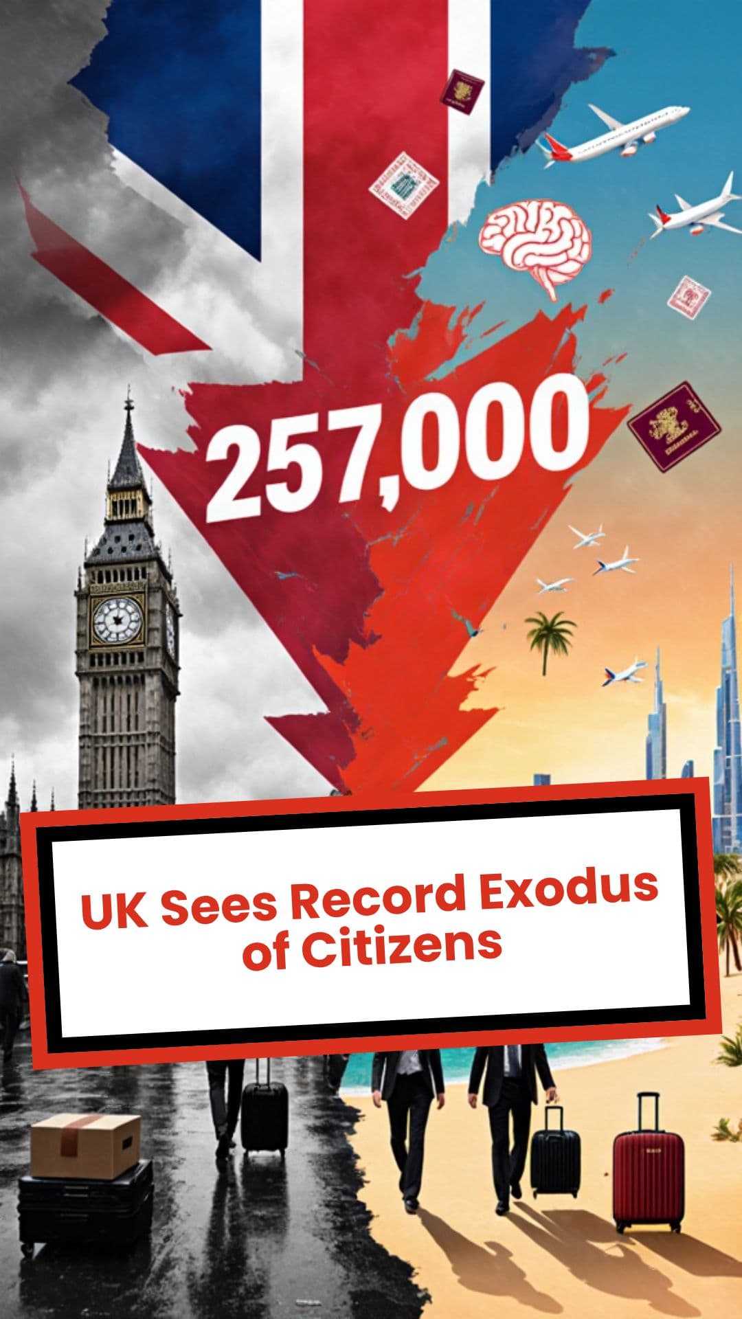 UK Sees Record Exodus of Citizens
