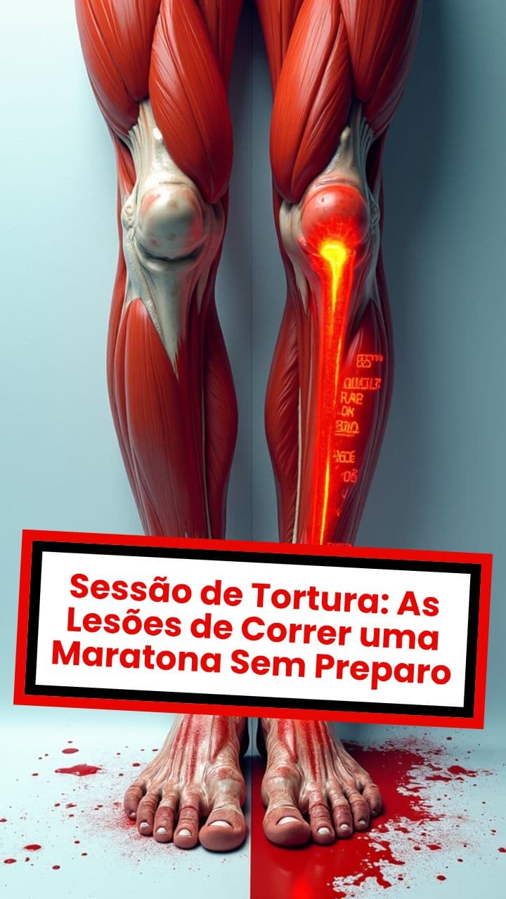 Sessão de Tortura: As Lesões de Correr uma Maratona Sem Preparo