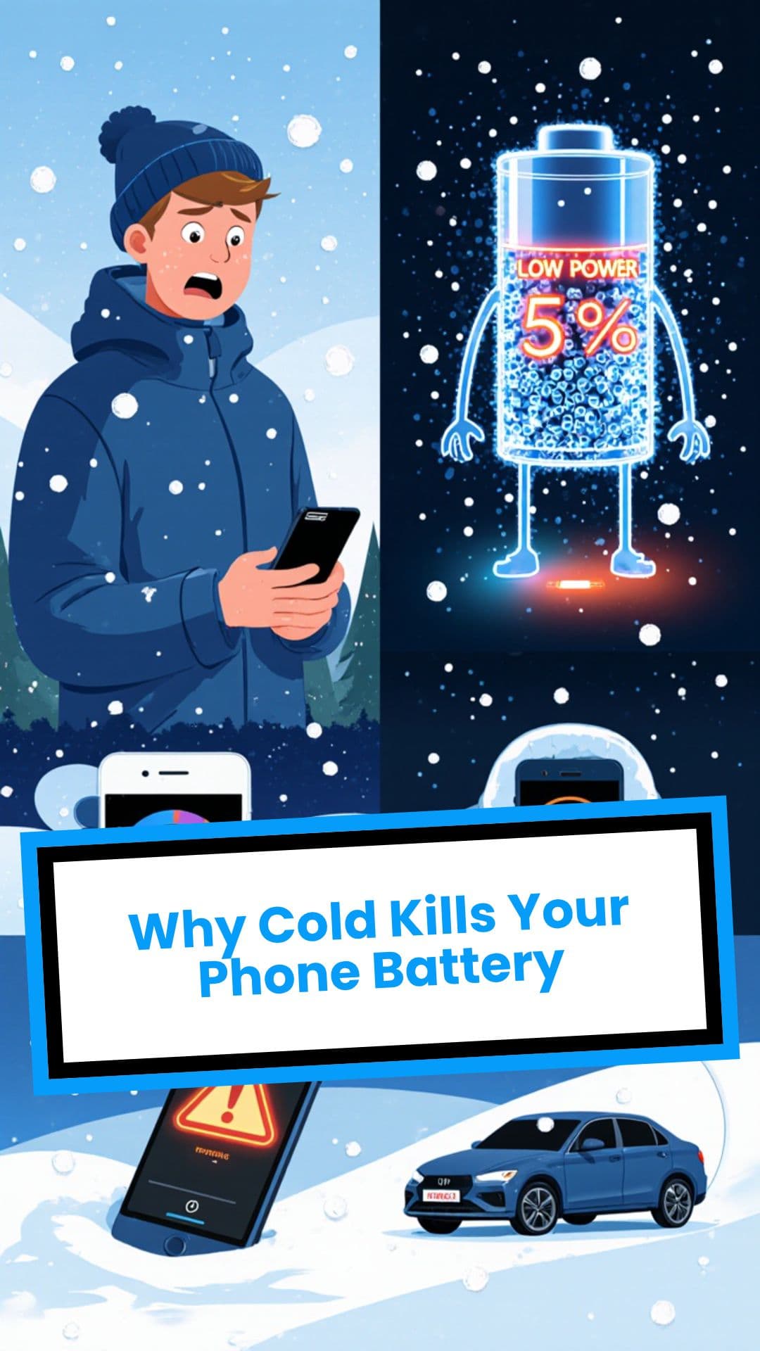 Why Cold Kills Your Phone Battery