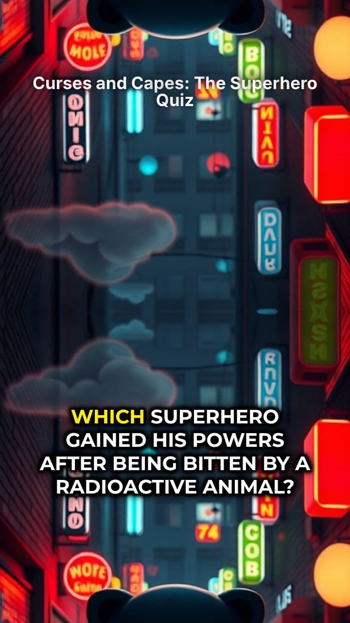 Curses and Capes: The Superhero Quiz