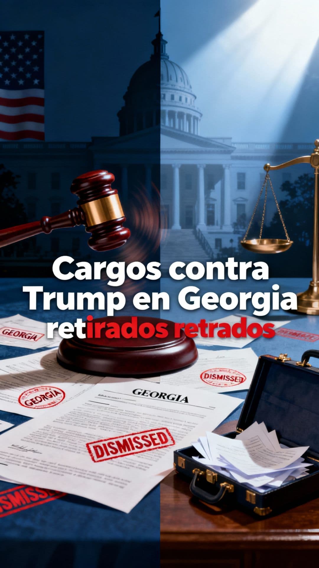 Cargos contra Trump en Georgia retirados