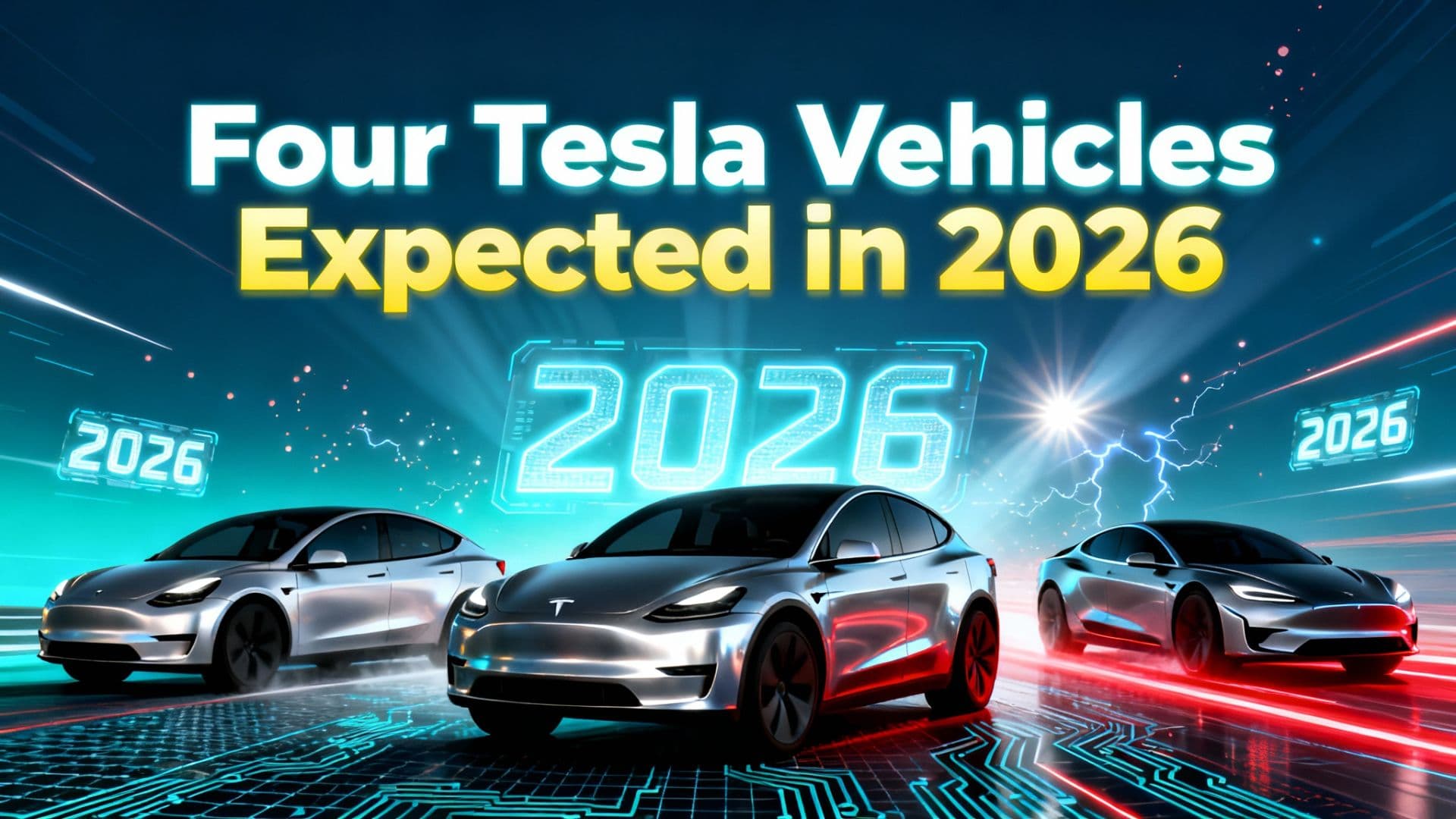 Four Tesla Vehicles Expected in 2026