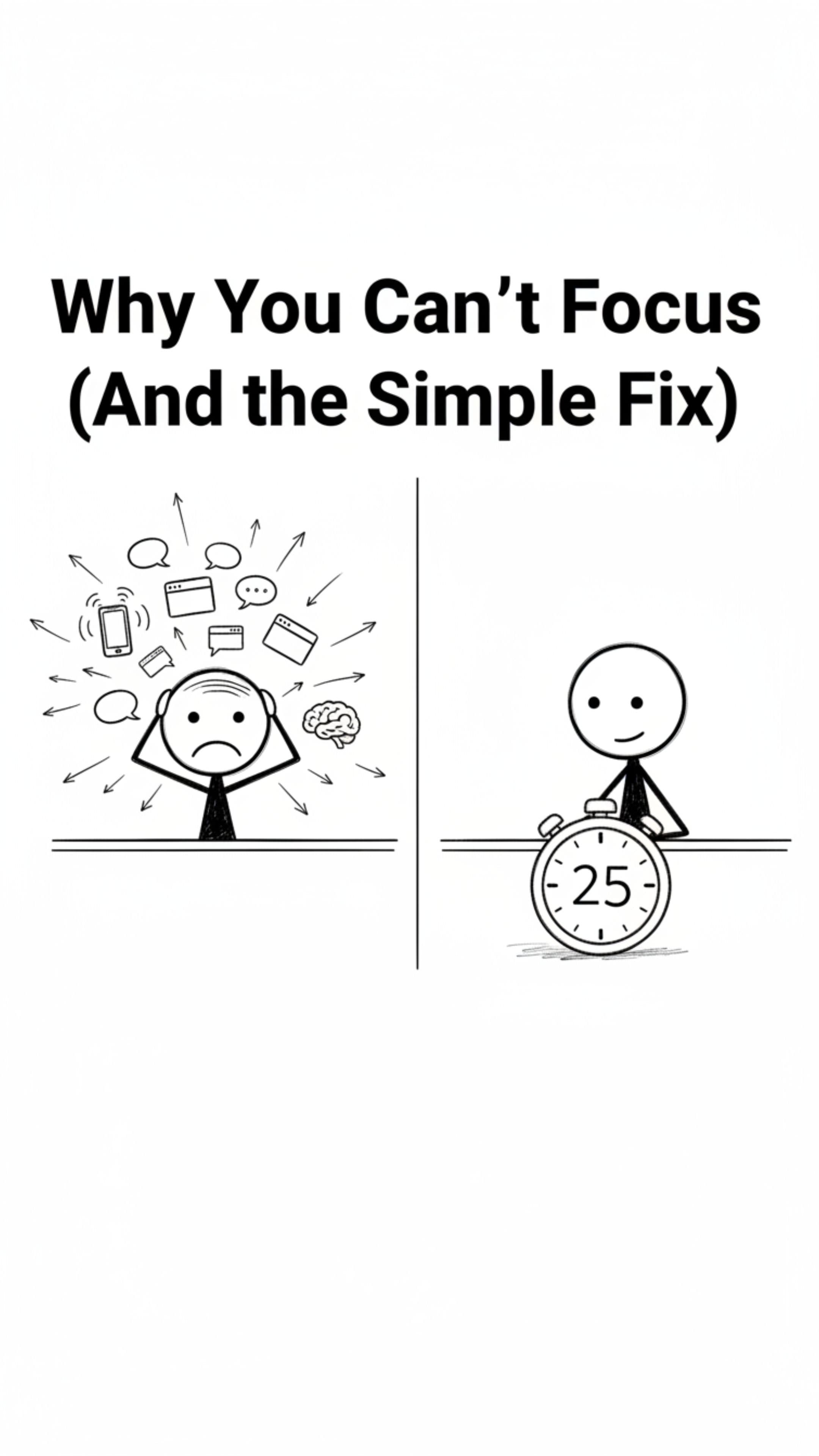 Why You Can’t Focus (And the Simple Fix)