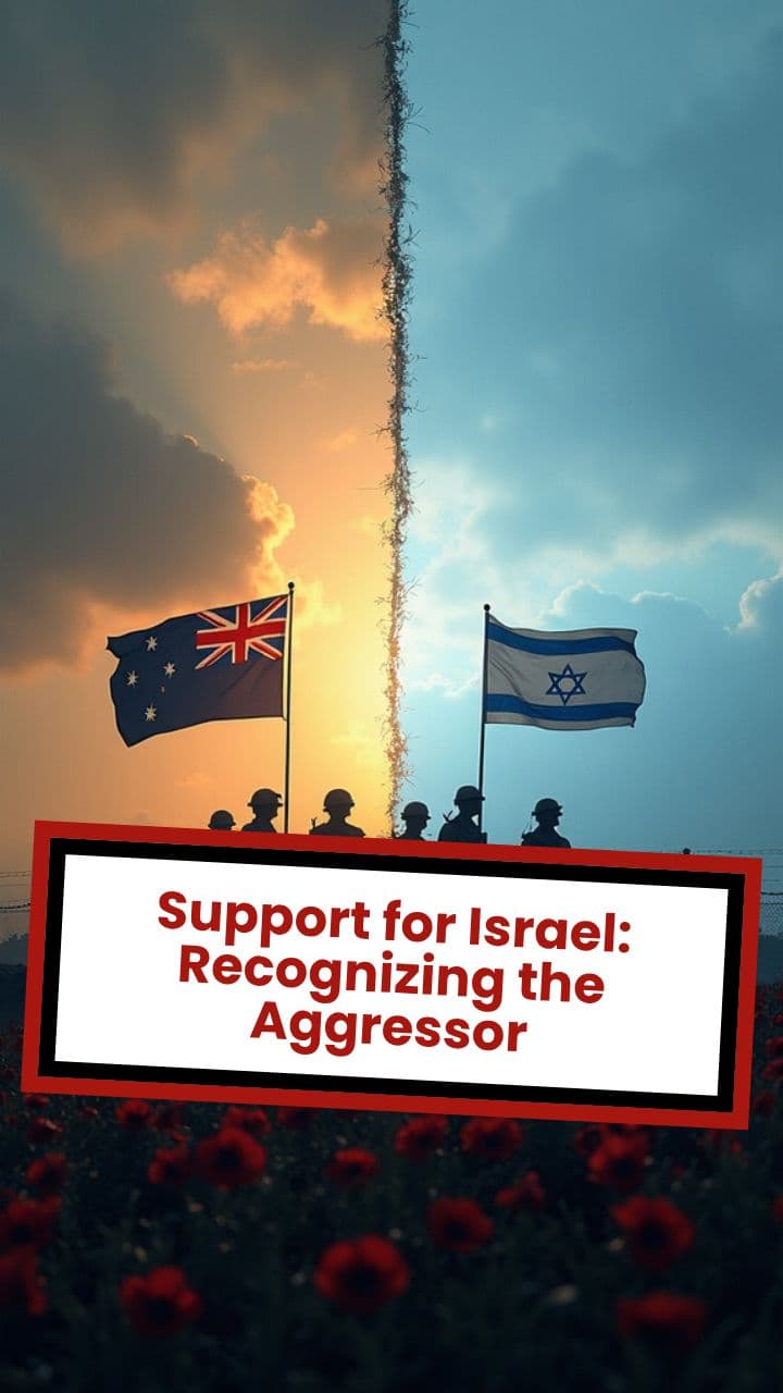 Support for Israel: Recognizing the Aggressor