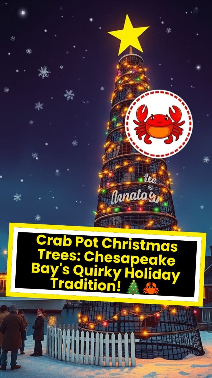 Crab Pot Christmas Trees: Chesapeake Bay's Quirky Holiday Tradition! 🎄🦀
