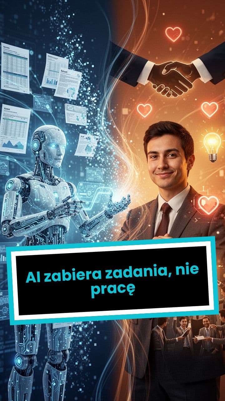 AI zabiera zadania, nie pracę