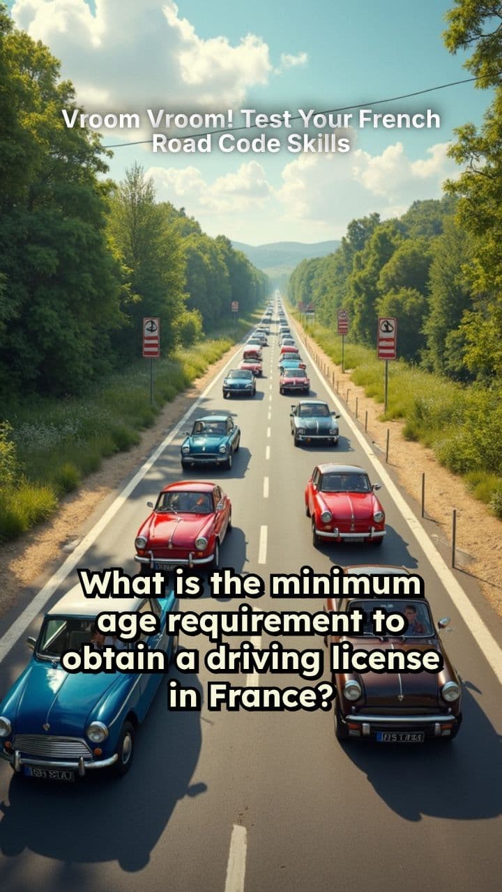 Vroom Vroom! Test Your French Road Code Skills