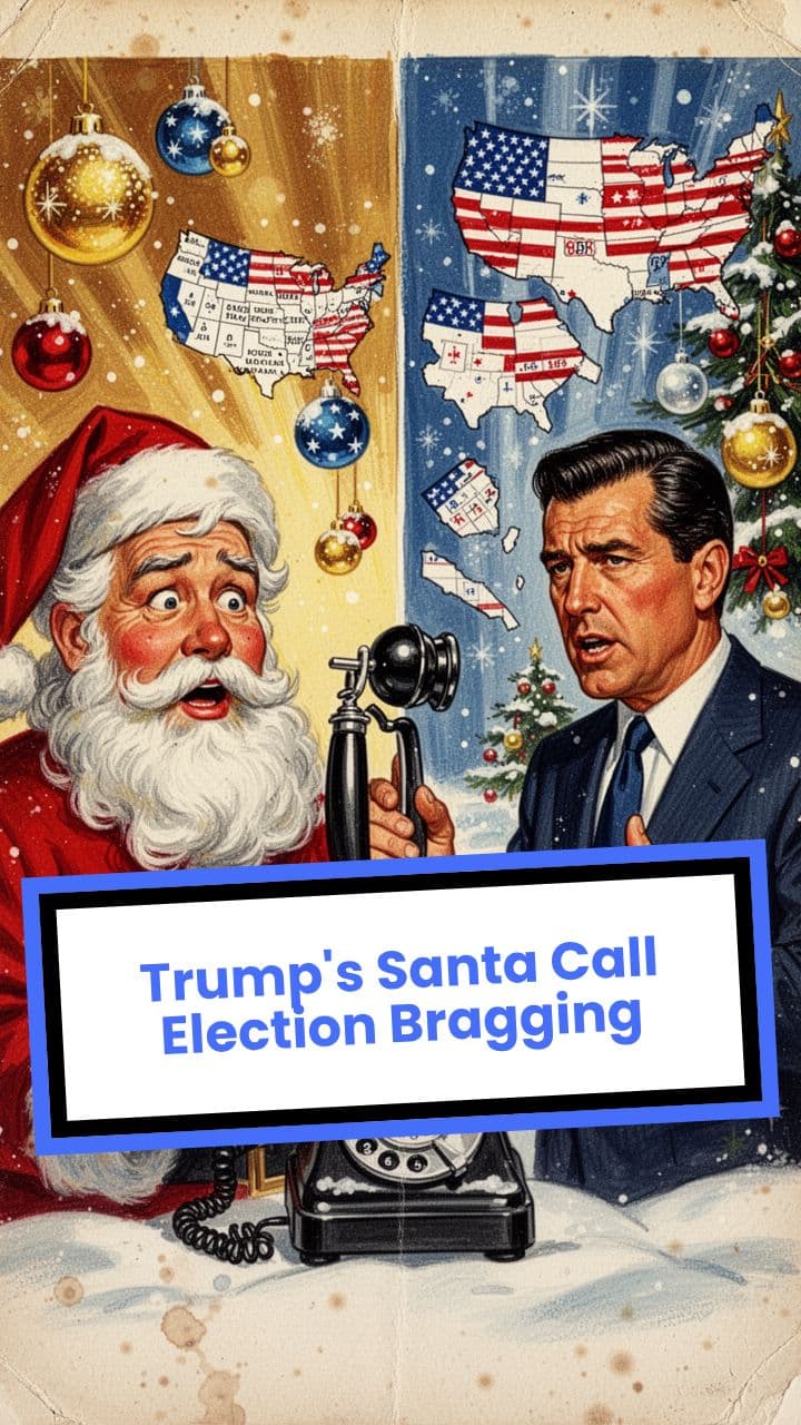 Trump's Santa Call Election Bragging