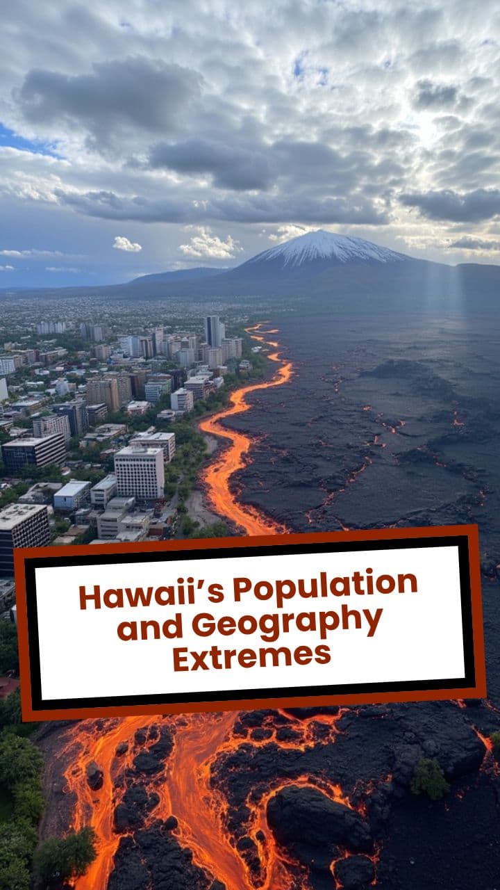 Hawaii’s Population and Geography Extremes