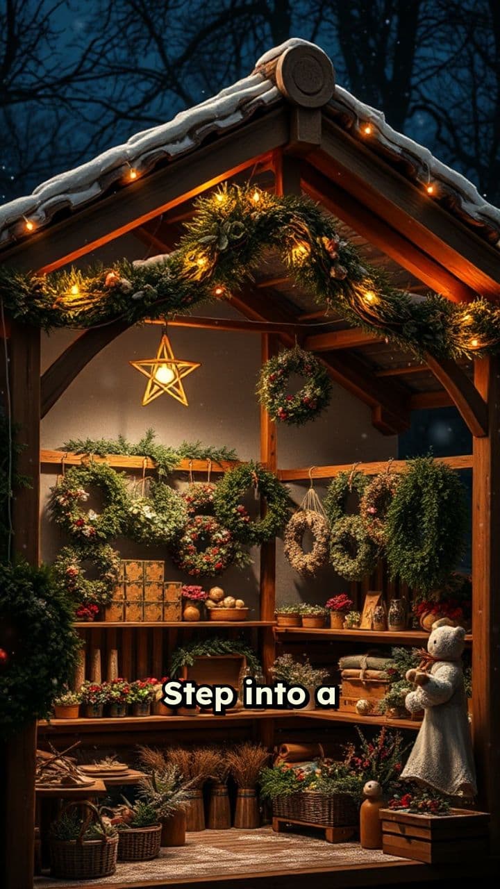 Natural Christmas Market Magic