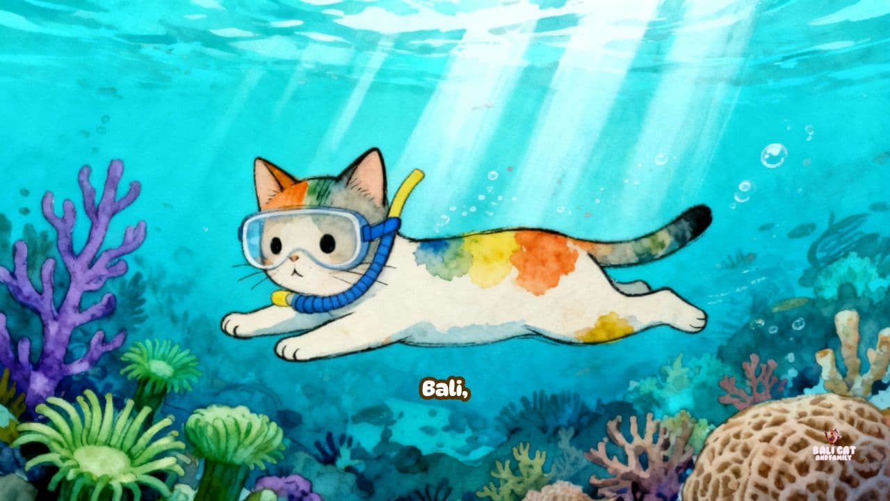 Bali the Kitten Underwater Adventure