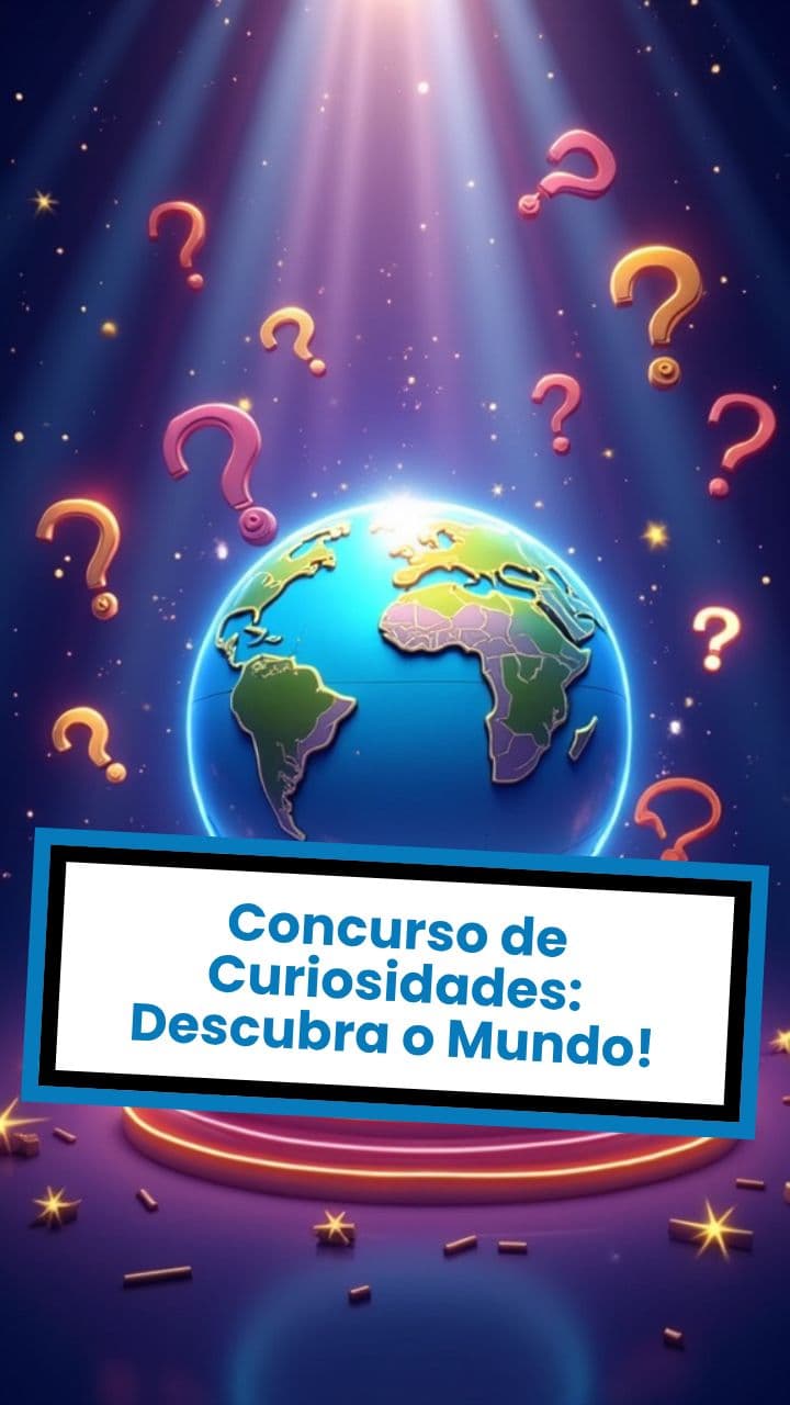 Concurso de Curiosidades: Descubra o Mundo!