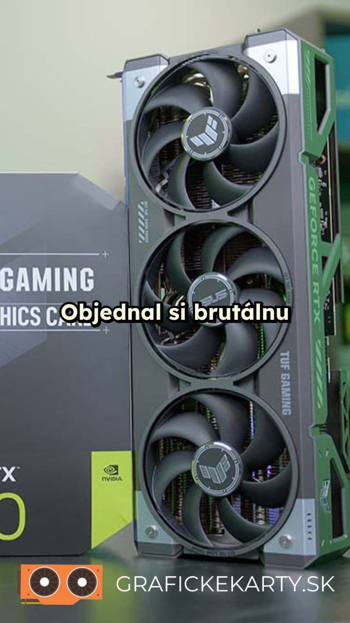 Kúpil RTX 5080, dostal len kamene