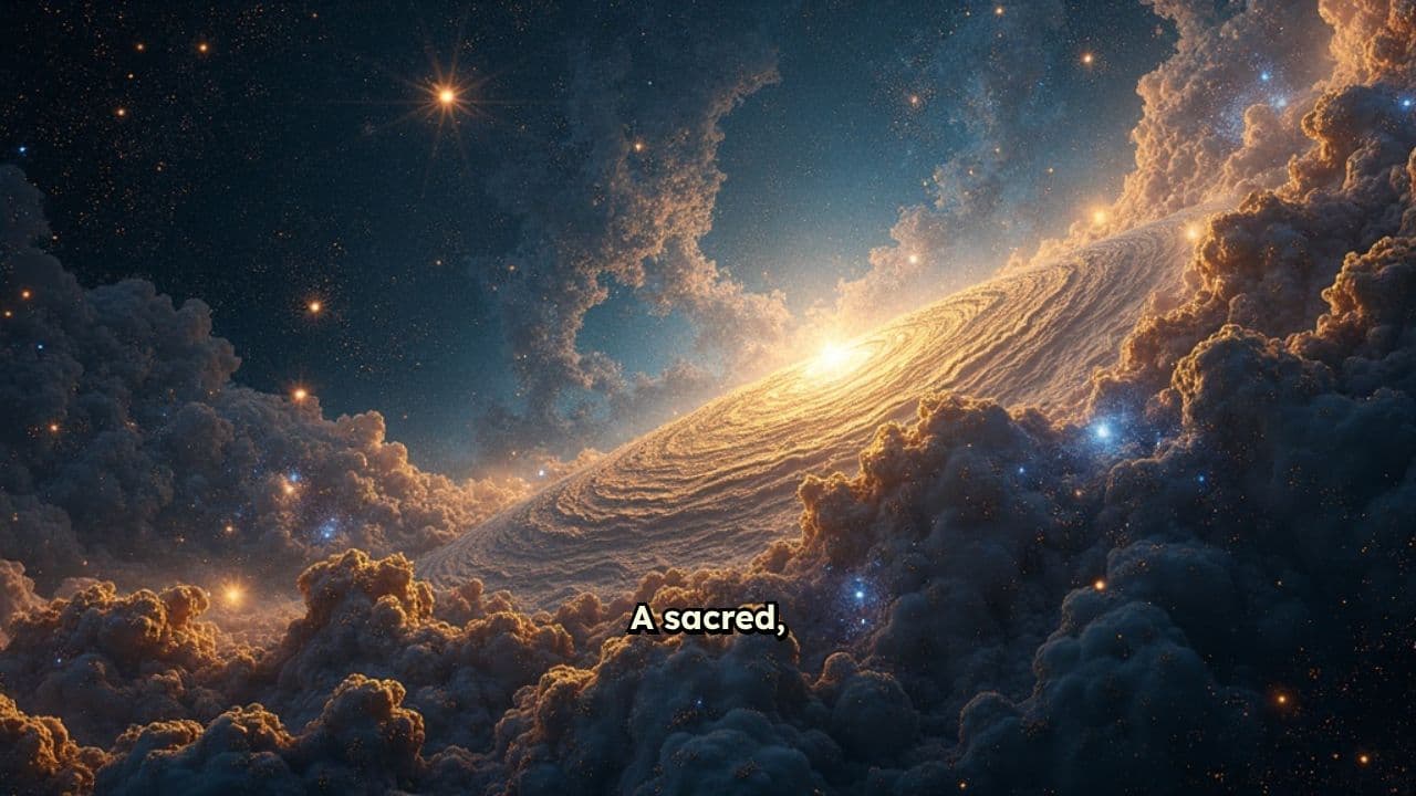 Ancestral Light in the Forest Night