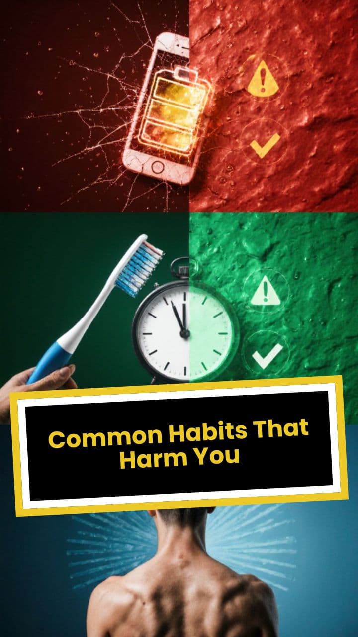 Common Habits That Harm You