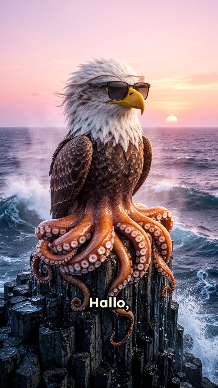 Krakenfalke Schwimmkopf: Erdbeerfurz und Wut