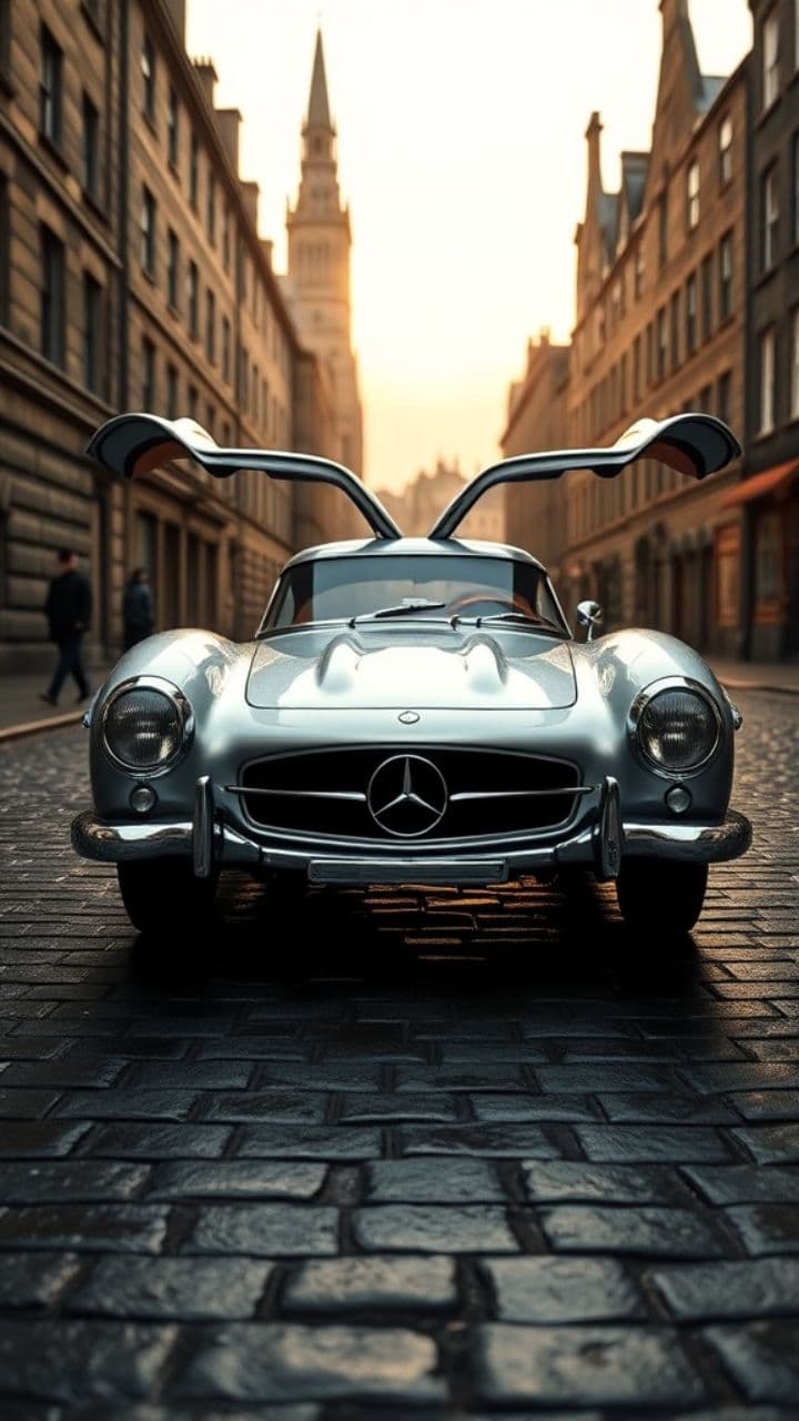 Driving a Legend: Mercedes-Benz 300 SL in Edinburgh