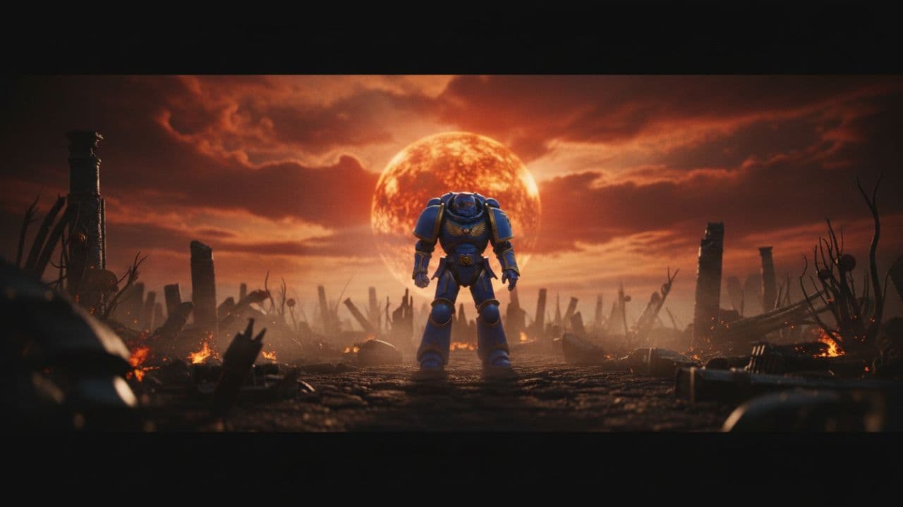Ultramarines' Unyielding Stand Against Orks