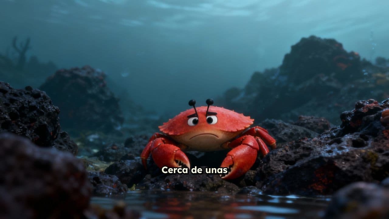 EL CANGREJO GRUÑÓN APRENDE A SONREÍR