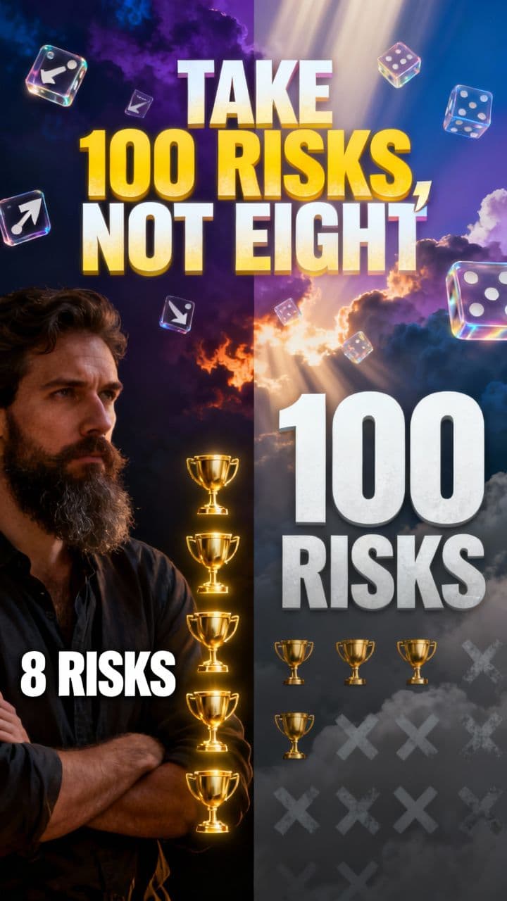 Take 100 Risks, Not Eight