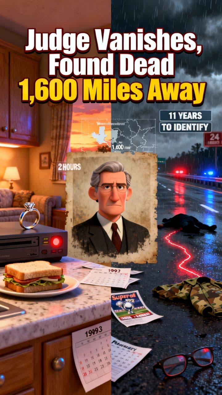 Judge Vanishes, Found Dead 1,600 Miles Away