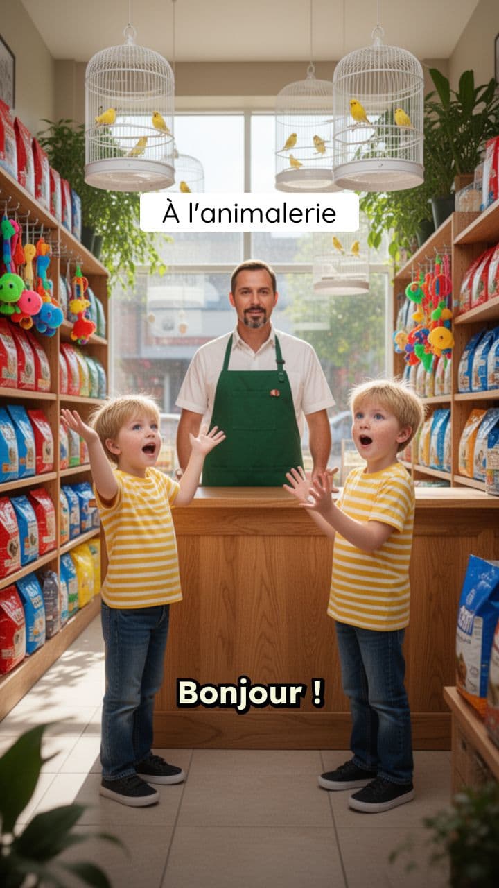 Dialogue à l'animalerie - Niveau CM1
