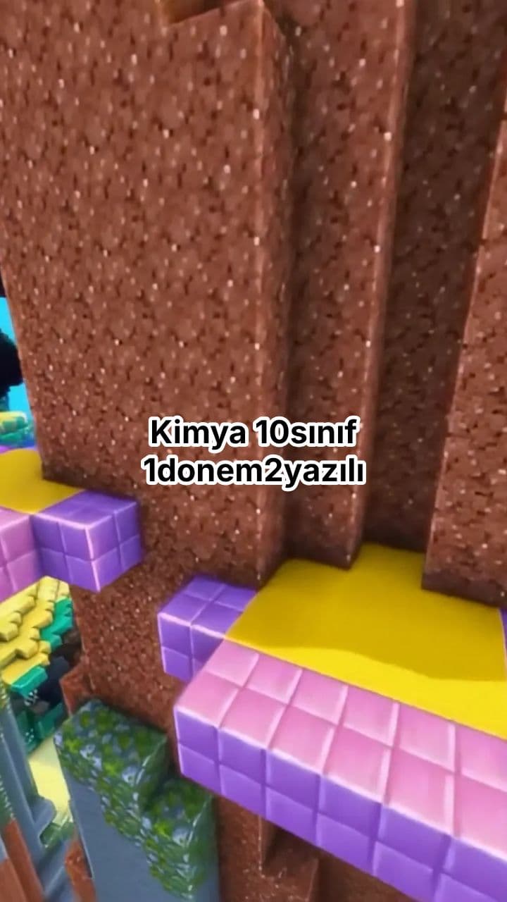 Kimya 10. Sınıf 1. Dönem 2. Yazılı Konuları