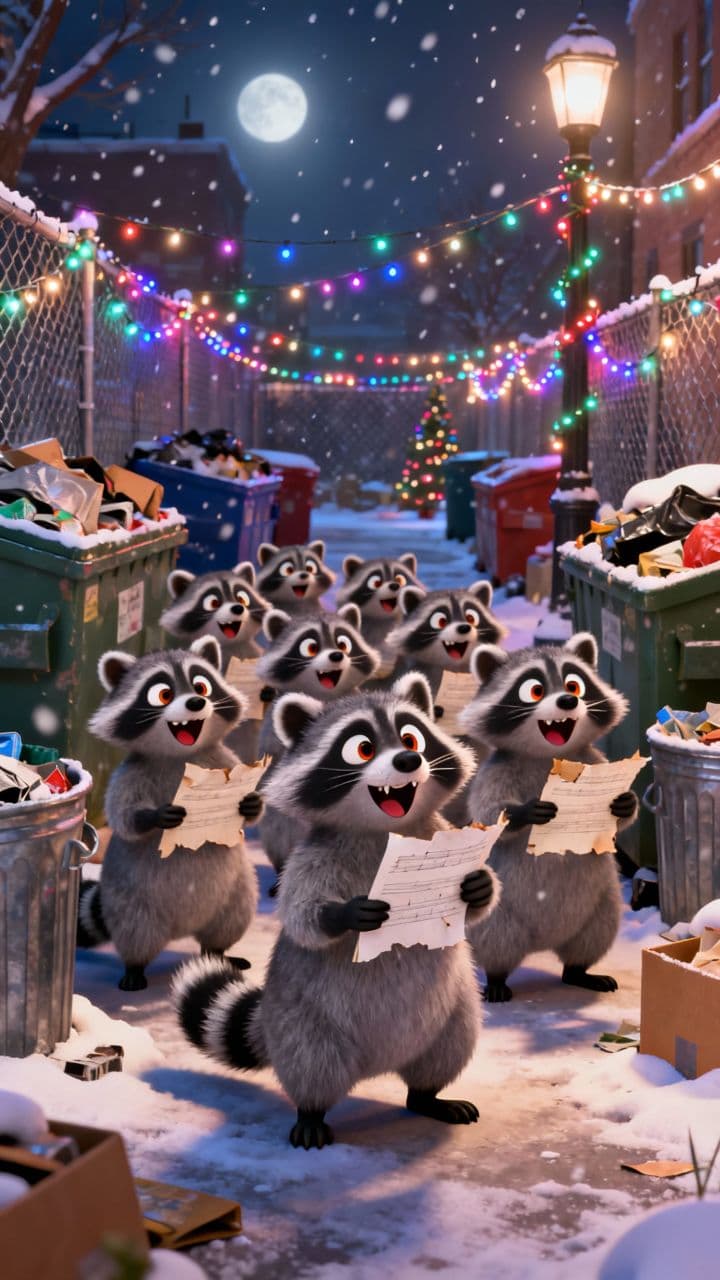 Chaotic Trash Can Night