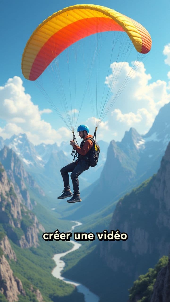 Découverte du parapente en vidéo