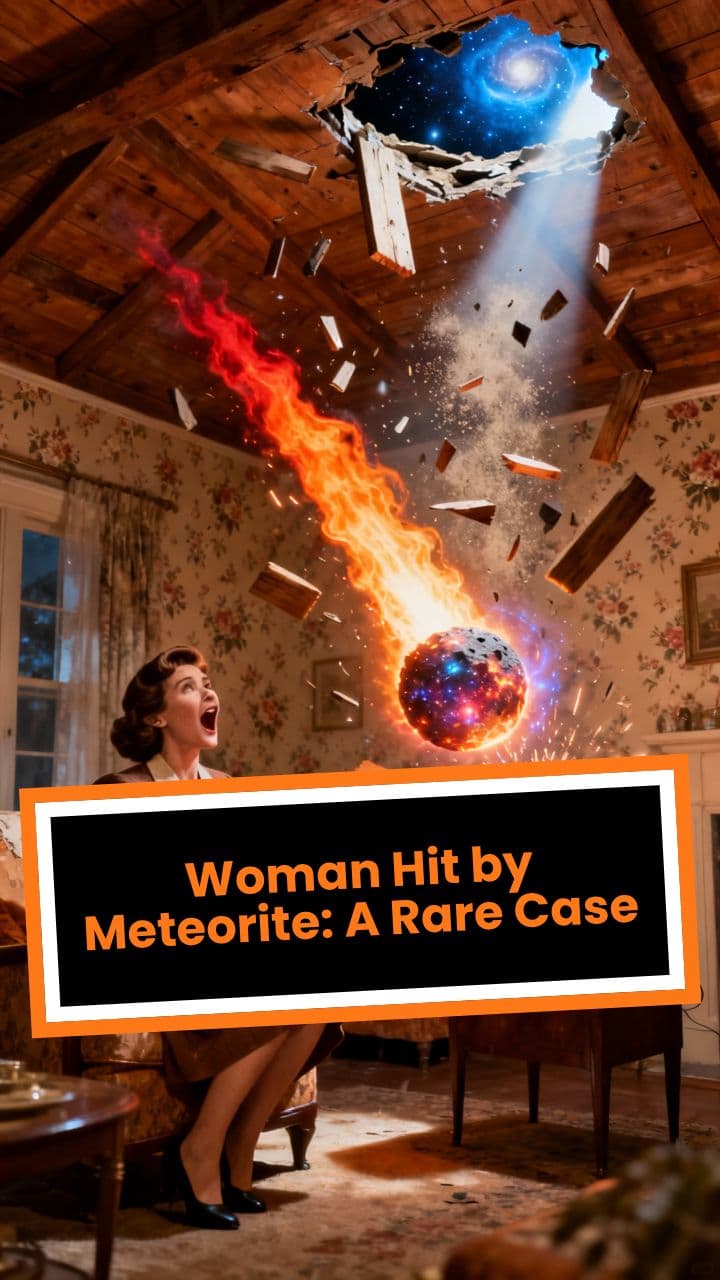 Woman Hit by Meteorite: A Rare Case