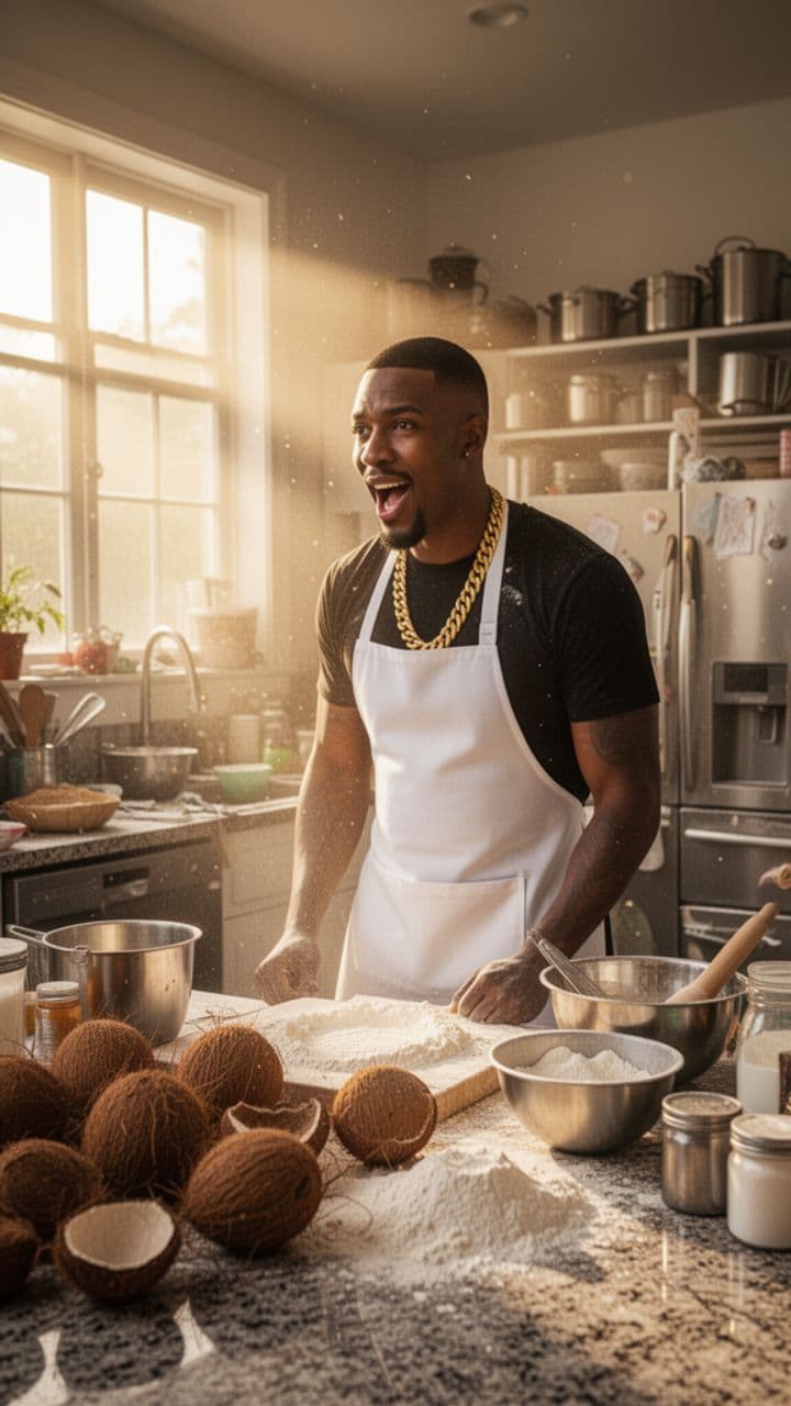 Coconut Fiber Pancake Disaster