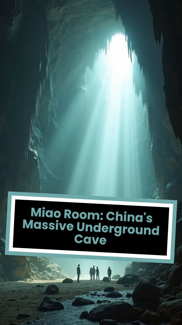 Miao Room: China's Massive Underground Cave
