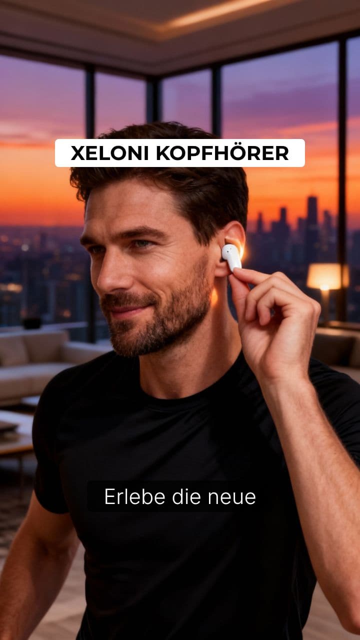 XELONI Wireless Earbuds Showcase