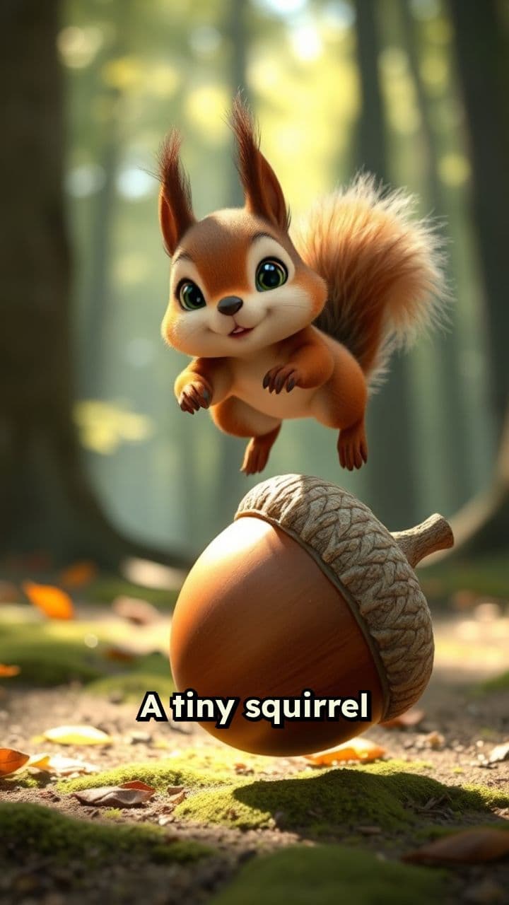 The Squirrel and the Giant Nut