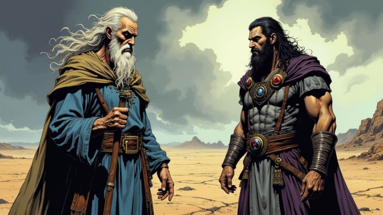 Divine Confrontation: Moses, Elijah, and Nimrod