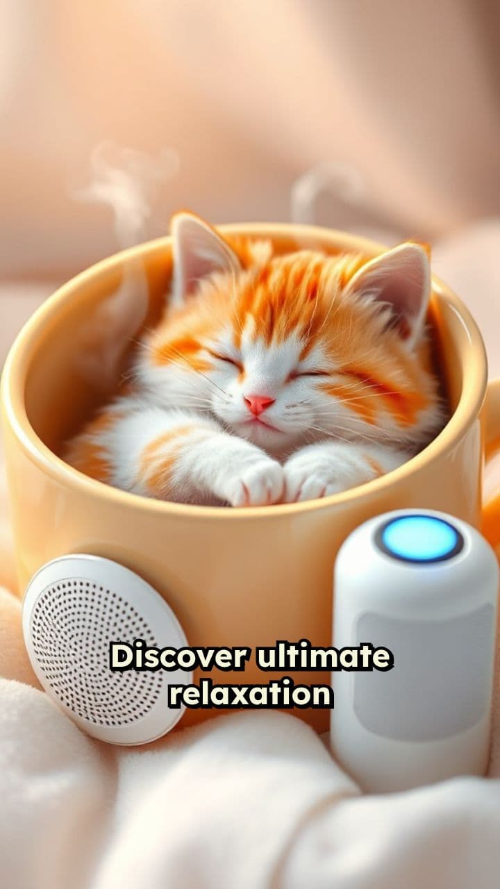 Cozy Cat in a Coffee Cup