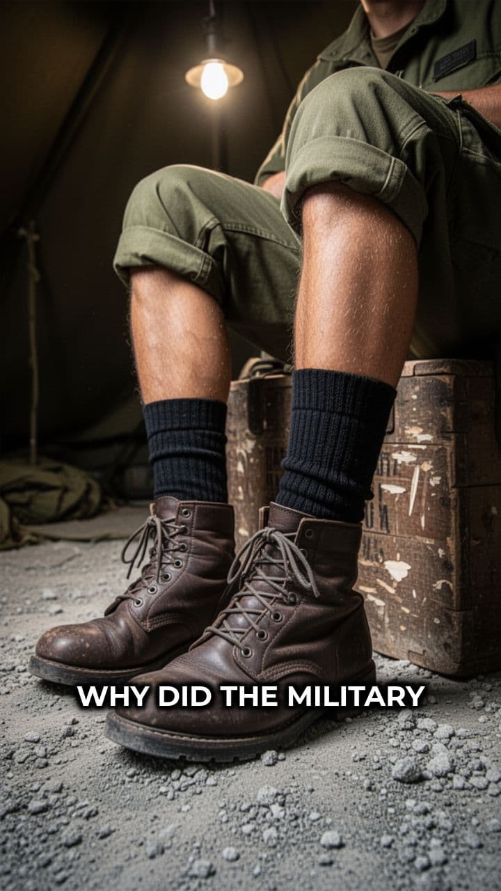 Why the Military Banned Black Socks
