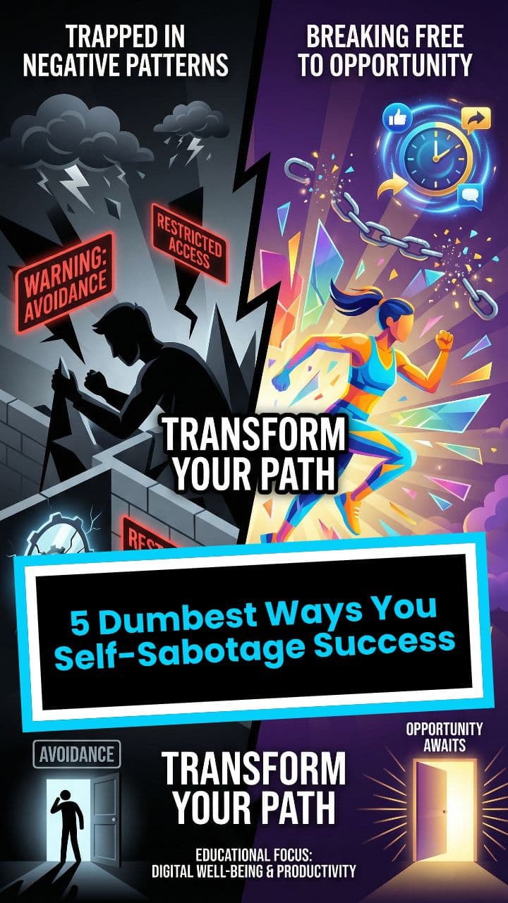 5 Dumbest Ways You Self-Sabotage Success