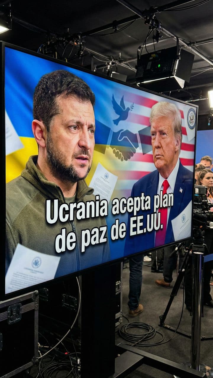 Ucrania acepta plan de paz de EE.UU.