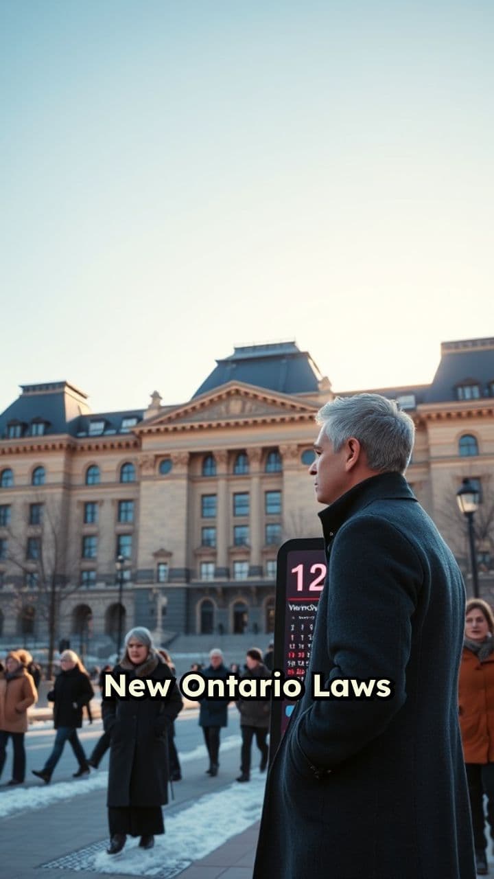 Ontario Law Changes Starting Jan. 1, 2026