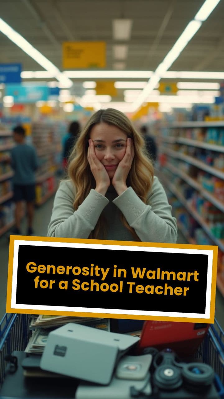 Generosity in Walmart for a School Teacher
