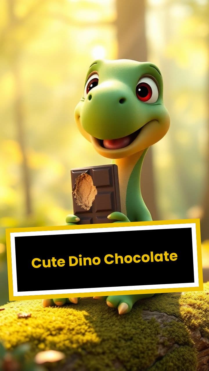 Cute Dino Chocolate