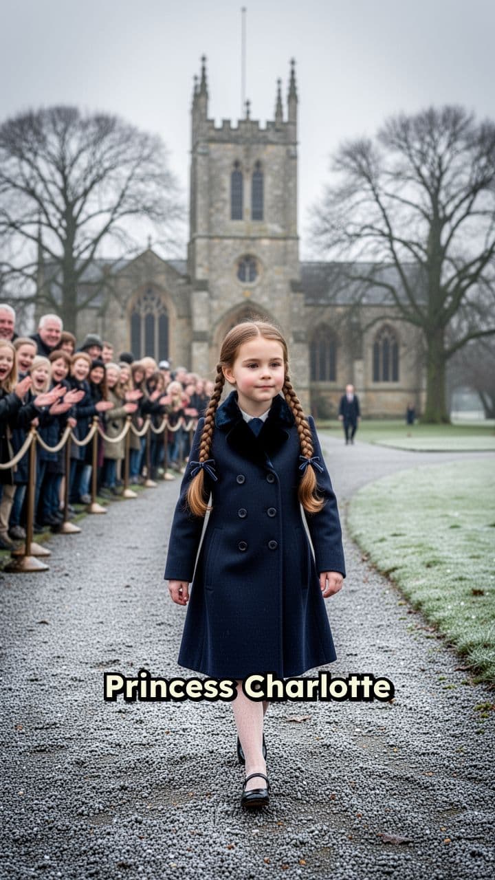 Princess Charlotte Steals Royal Christmas Walk