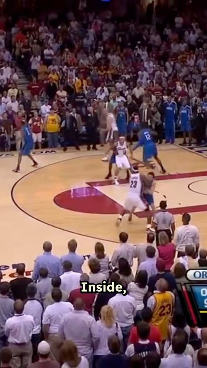 LeBron James with the Rejection!