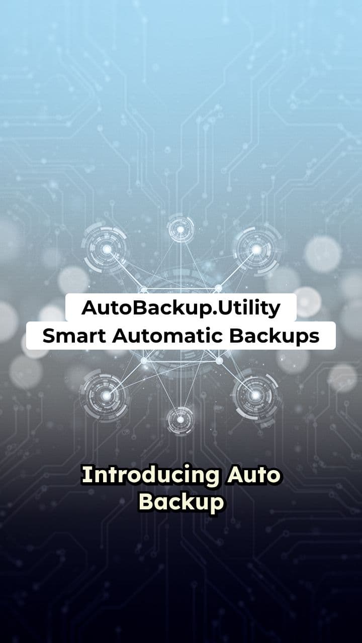 AutoBackup Utility Promotional Video