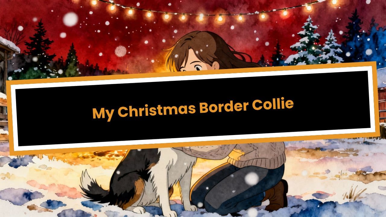 My Christmas Border Collie
