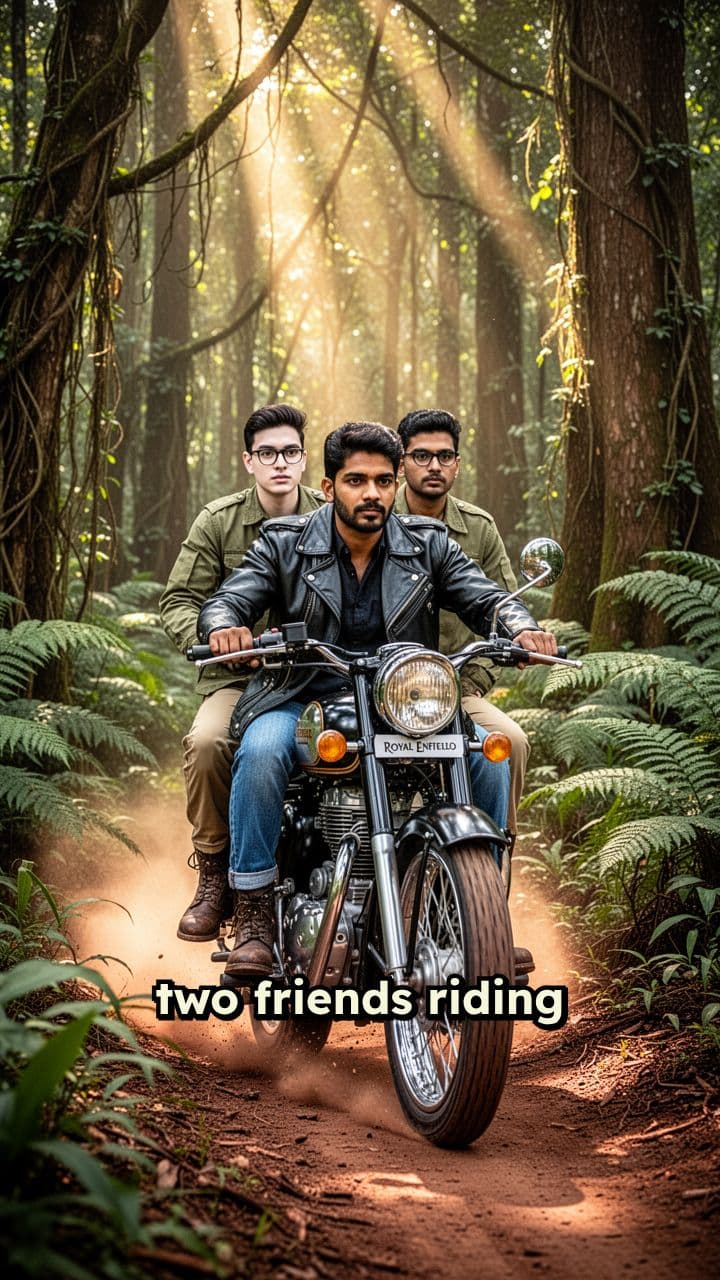 Trapped Between Elephants in the Forest
